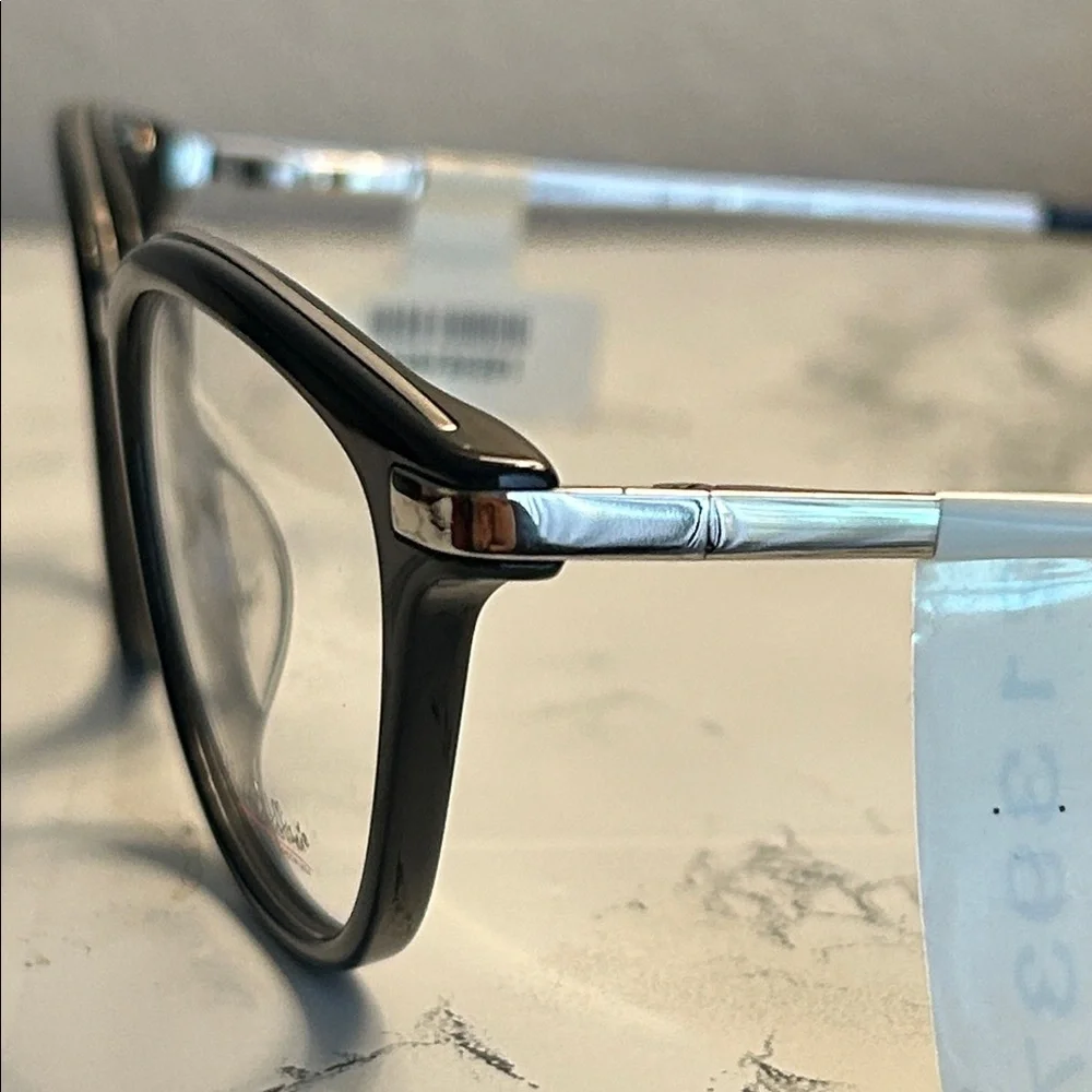 Robert Steffani RS 167 90 Black Glasses with Silver Details